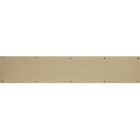 Brass Accents 8 in. x 28 in. Kick Plate Antique Brass Adhesive Mount A09-P0828-609ADH